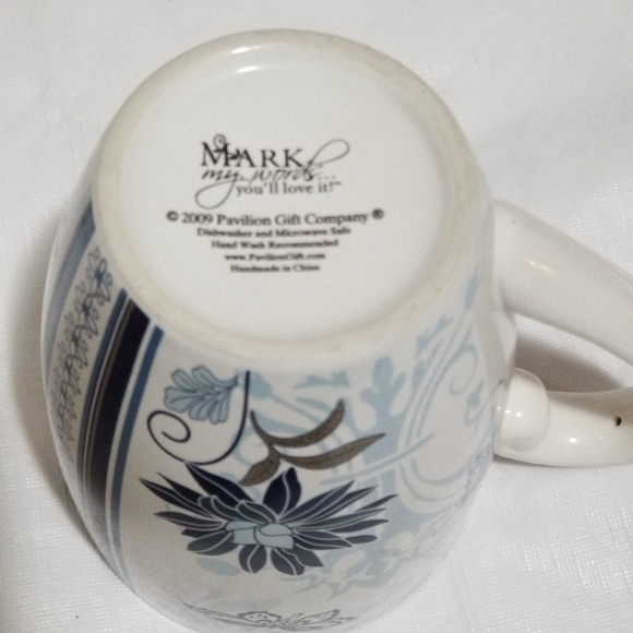 Pavilion-Someone Special 16 oz. Blue and White Mug - Picture 6 of 8